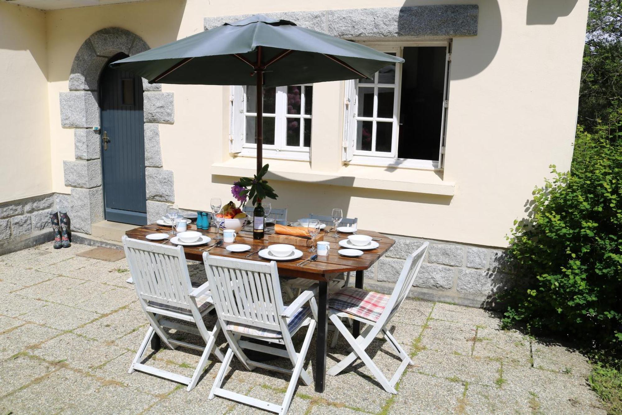 Fontaine Blanche River View, Large Patio & Garden In Central Brittany With Starlink Wifi Treffrin Kültér fotó